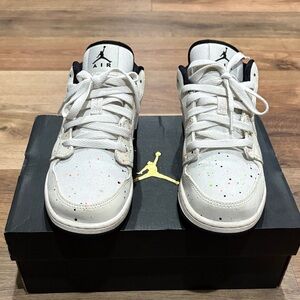 Jordan Kids Sneakers - White with Colorful Accents